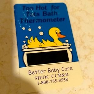 Baby bath water thermometer
